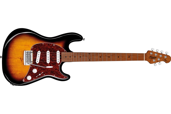 Sterling by Music Man - Cutlass SSS Vintage Sunburst Tastiera Acero Roasted