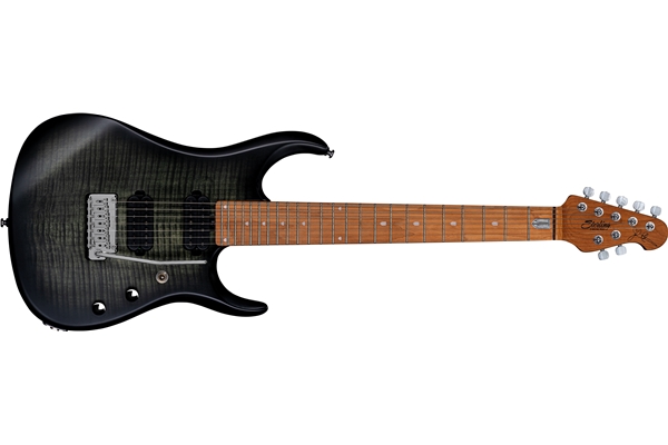 JP157 7 Corde Flame Trans Black Satin