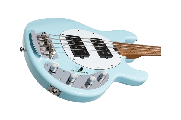 Sterling by Music Man - Stingray Ray34HH Daphne Blu Tastiera Acero Roasted