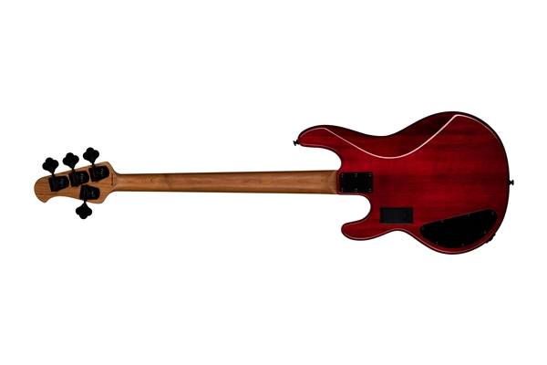 Sterling by Music Man - RAY34HH Spalted Maple Blood Orange Burst