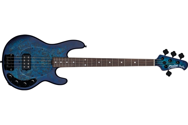 StingRay Ray34PB 4 Poplar Burl Neptune Blue Satin