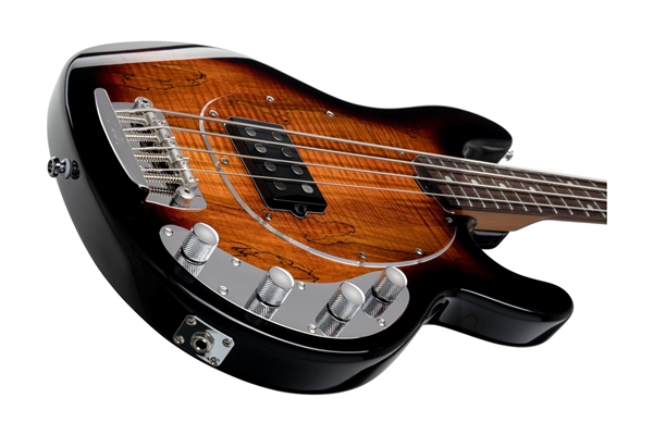 Sterling by Music Man - RAY34 Spalted Maple 3 Tone Sunburst