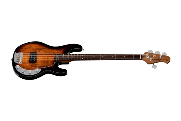 Sterling by Music Man - RAY34 Spalted Maple 3 Tone Sunburst