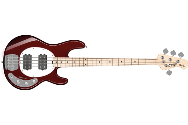 StingRay Ray4 HH 4 Corde Candy Apple Red Tastiera Acero