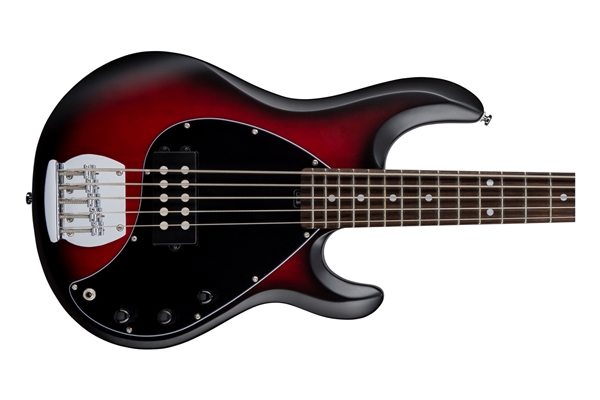 Sterling by Music Man - Stingray Ray5 5 Red Burst Satin