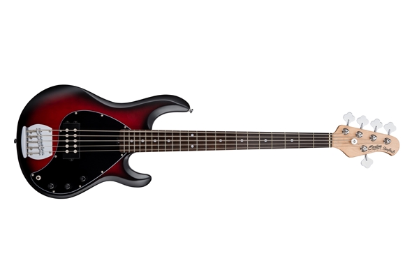 Sterling by Music Man - Stingray Ray5 5 Red Burst Satin