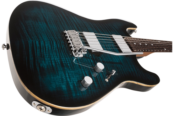 Sterling by Music Man - Sabre Deep Blue Burst