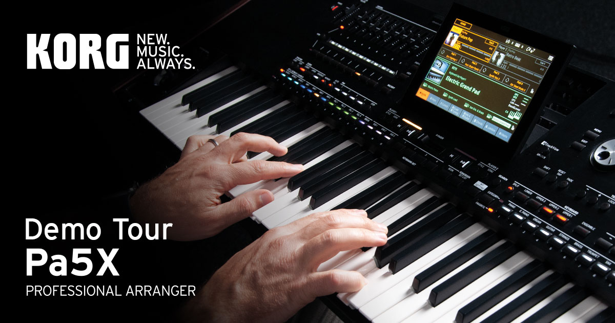 KORG Pa5X Top Arranger Keyboard Demo Tour 2024