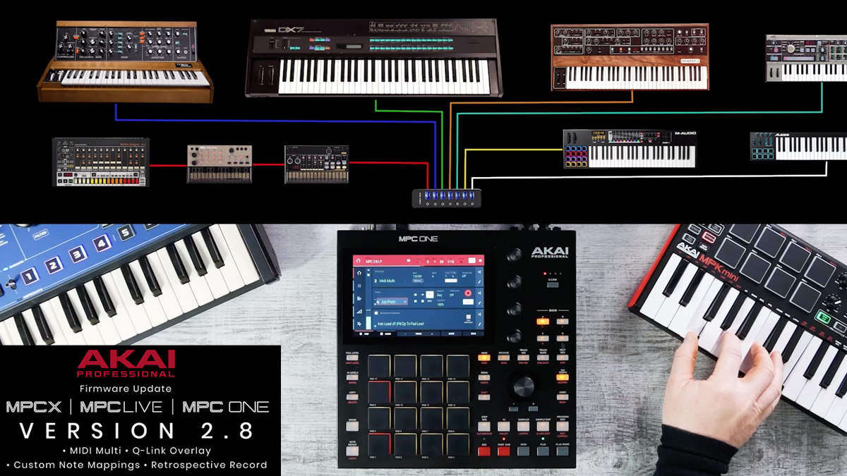 MIDI MULTI e altre novità nel firmware update 2.8 per MPC Live, MPC X e MPC One della AKAI Professional MIDI MULTI e altre novità nel firmware update 2.8 per MPC Live, MPC X e MPC One della AKAI Professional