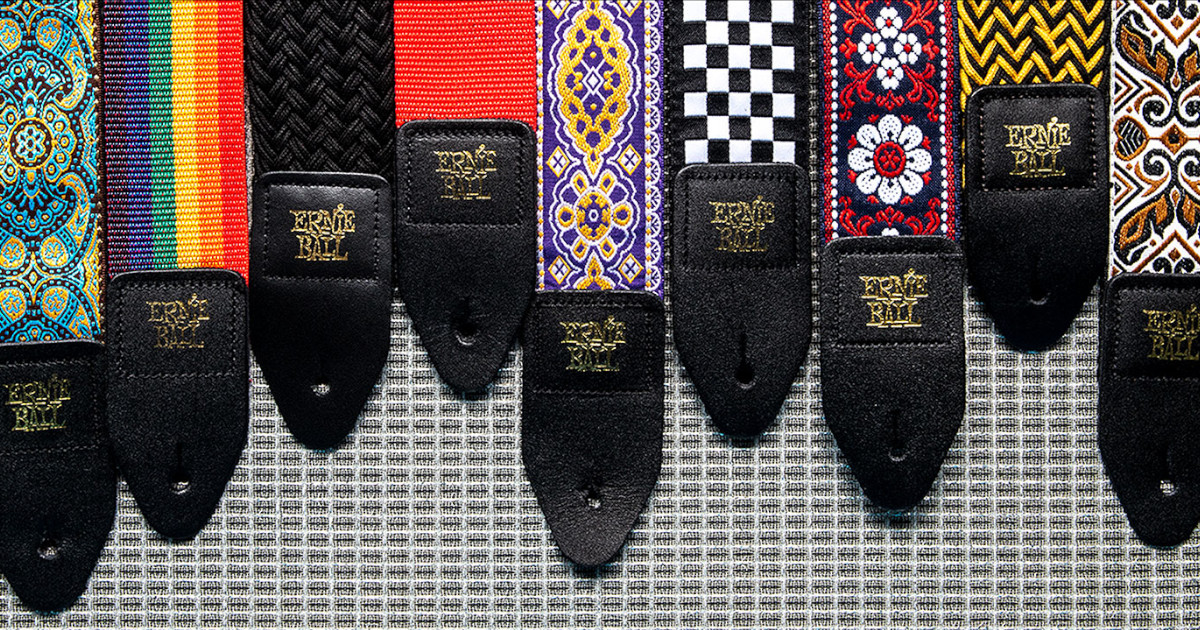 Ernie Ball: I Nuovi Straps 2019 Ernie Ball: I Nuovi Straps 2019