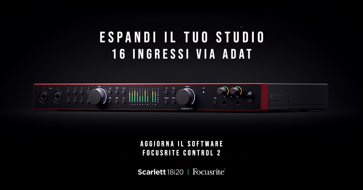 Focusrite Scarlett 4th Gen: ancora più potente