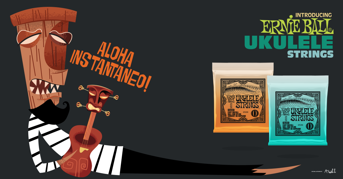 Ernie Ball: Le corde per Ukulele 2019 Ernie Ball: Le corde per Ukulele 2019