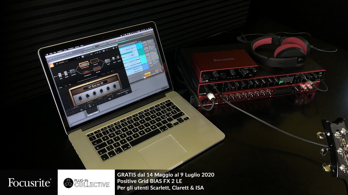 POSITIVE GRID BIAS FX 2 LE PLUG-IN E STANDALONE GRATIS PER UTENTI FOCUSRITE SCARLETT, CLARETT e ISA POSITIVE GRID BIAS FX 2 LE PLUG-IN E STANDALONE GRATIS PER UTENTI FOCUSRITE SCARLETT, CLARETT e ISA