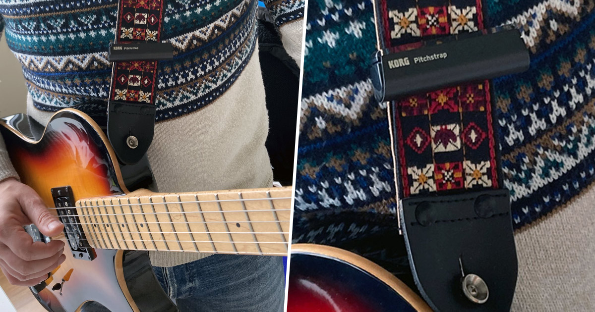 KORG Pitchstrap è l'accordatore che si aggancia alla cinghia della tua chitarra o basso, controlli costantemente la tua accordatura in modo preciso e invisibile al pubblico! KORG Pitchstrap è l'accordatore che si aggancia alla cinghia della tua chitarra o basso, controlli costantemente la tua accordatura in modo preciso e invisibile al pubblico!