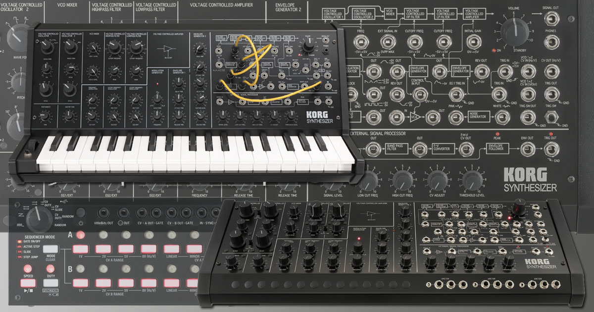 Gli storici sintetizzatori analogici di KORG Gli storici sintetizzatori analogici di KORG