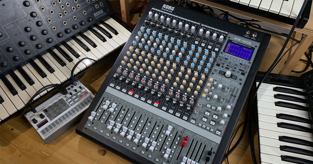 Una panoramica dei due modelli di Mixer Ibridi KORG Soundlink: MW-2408 - MW-1608 Una panoramica dei due modelli di Mixer Ibridi KORG Soundlink: MW-2408 - MW-1608