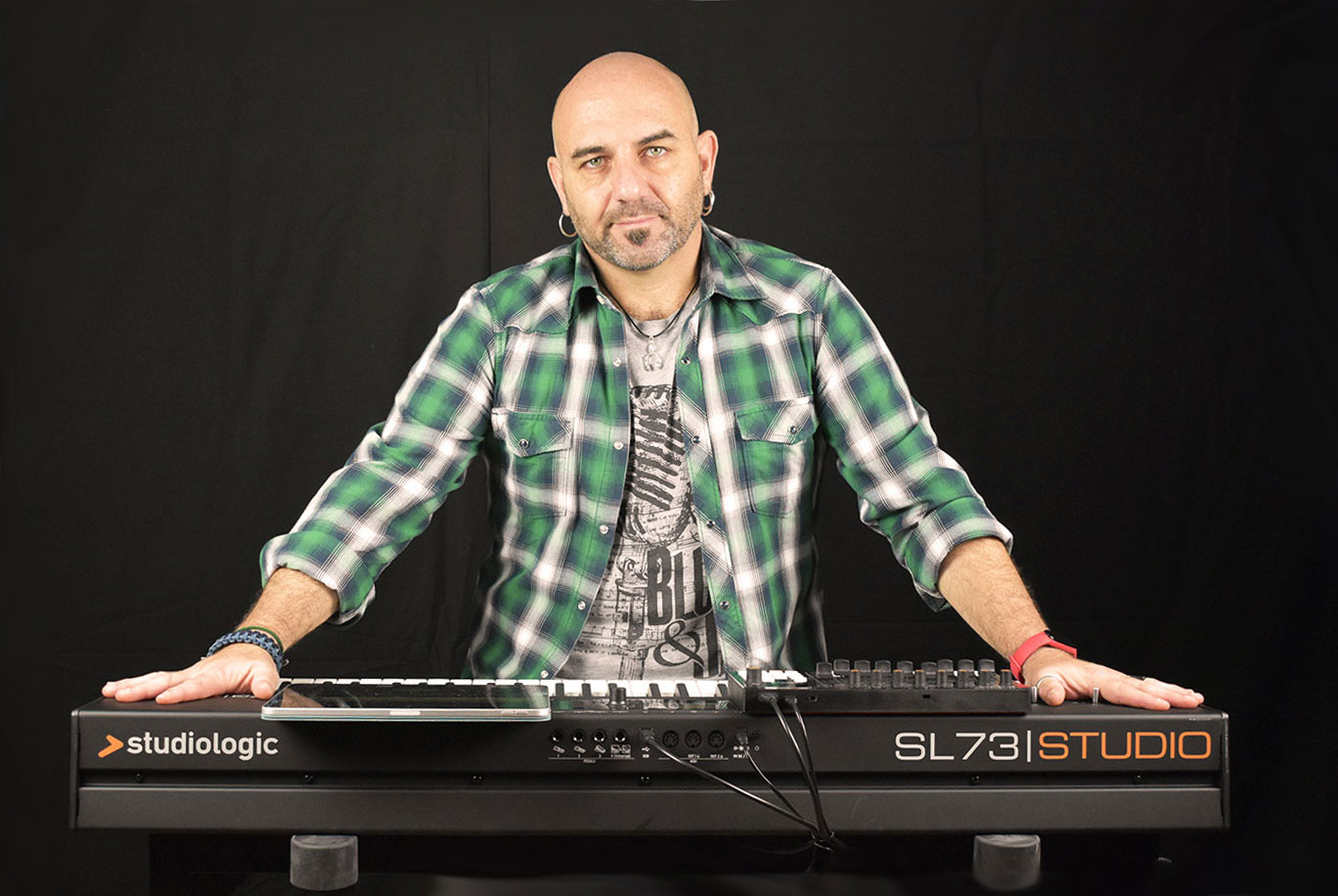 Mark Basile in Studio con la sua SL73 e MIXFACE