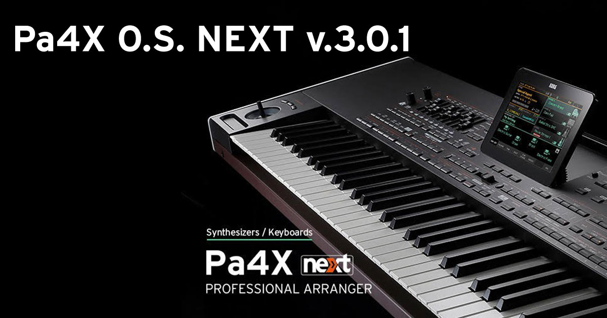 Aggiornamento per il nuovo OS Pa4X Next Aggiornamento per il nuovo OS Pa4X Next