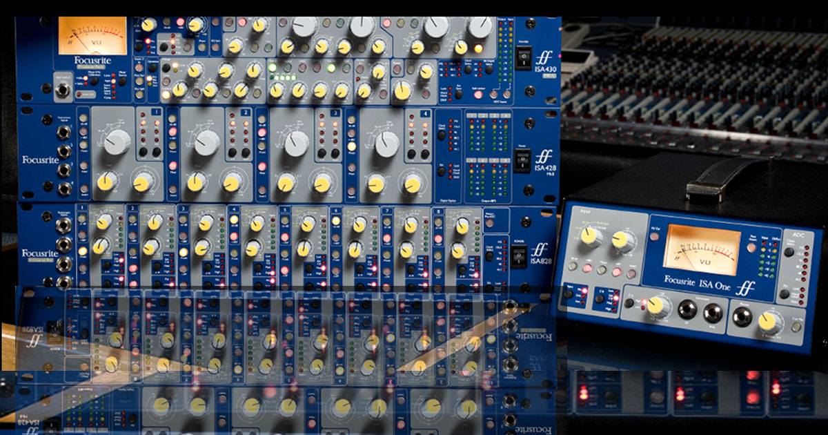 I principali modelli della serie ISA la serie di processori analogici Vintage di Focusrite I principali modelli della serie ISA la serie di processori analogici Vintage di Focusrite