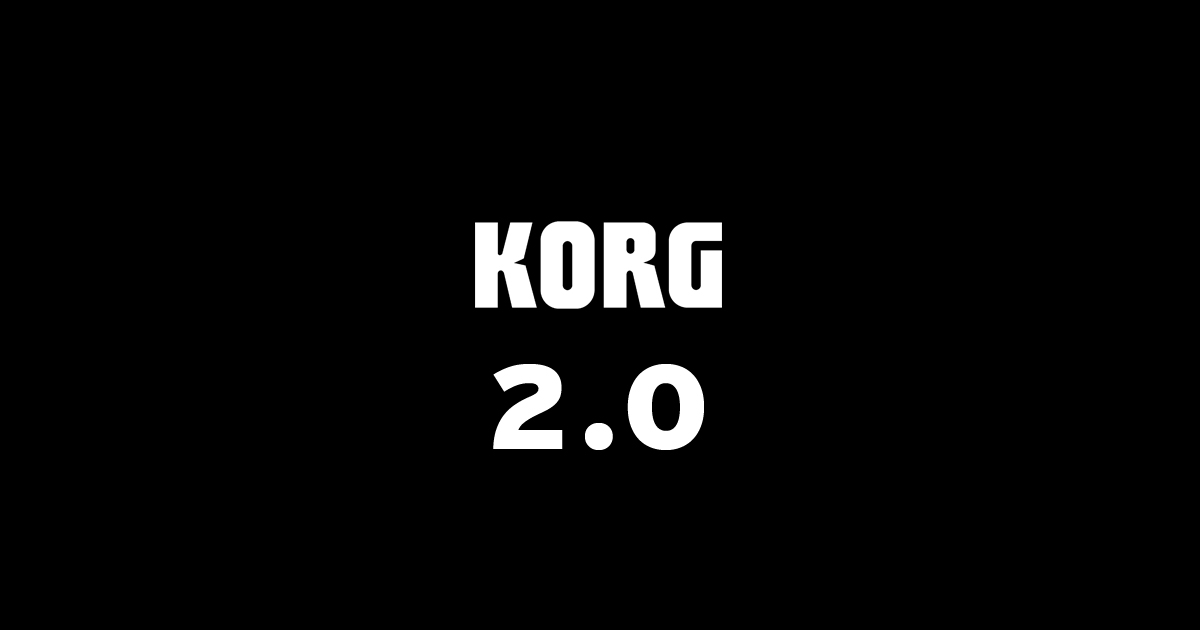 Aggiornamenti OS 2.0 per tre importanti strumenti KORG Aggiornamenti OS 2.0 per tre importanti strumenti KORG
