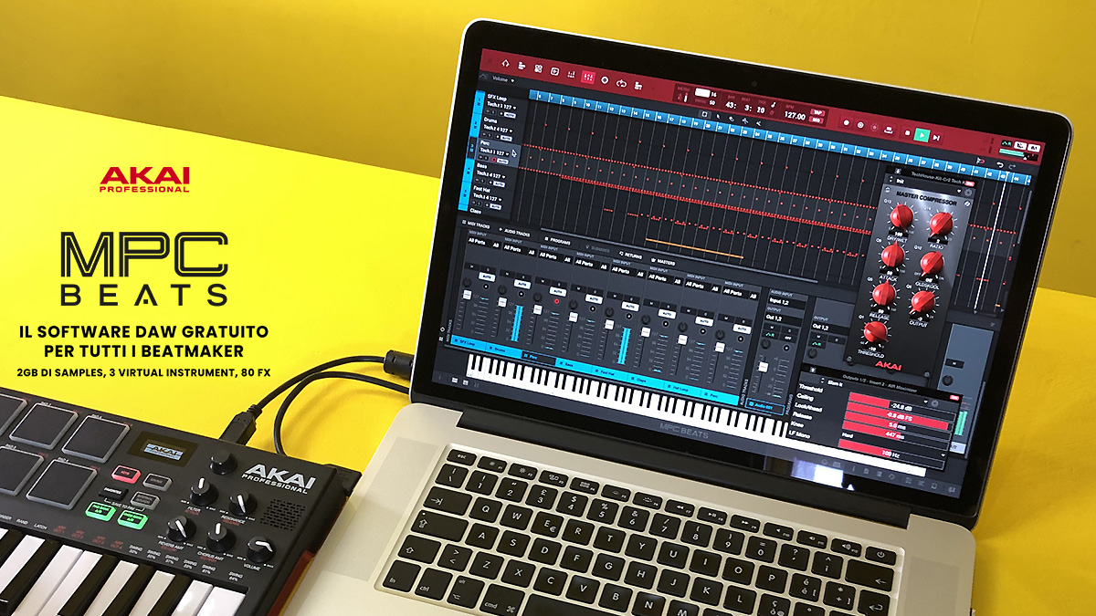 MPC BEATS IL SOFTWARE DAW GRATIS DELLA AKAI PROFESSIONAL PER PRODURRE BEAT