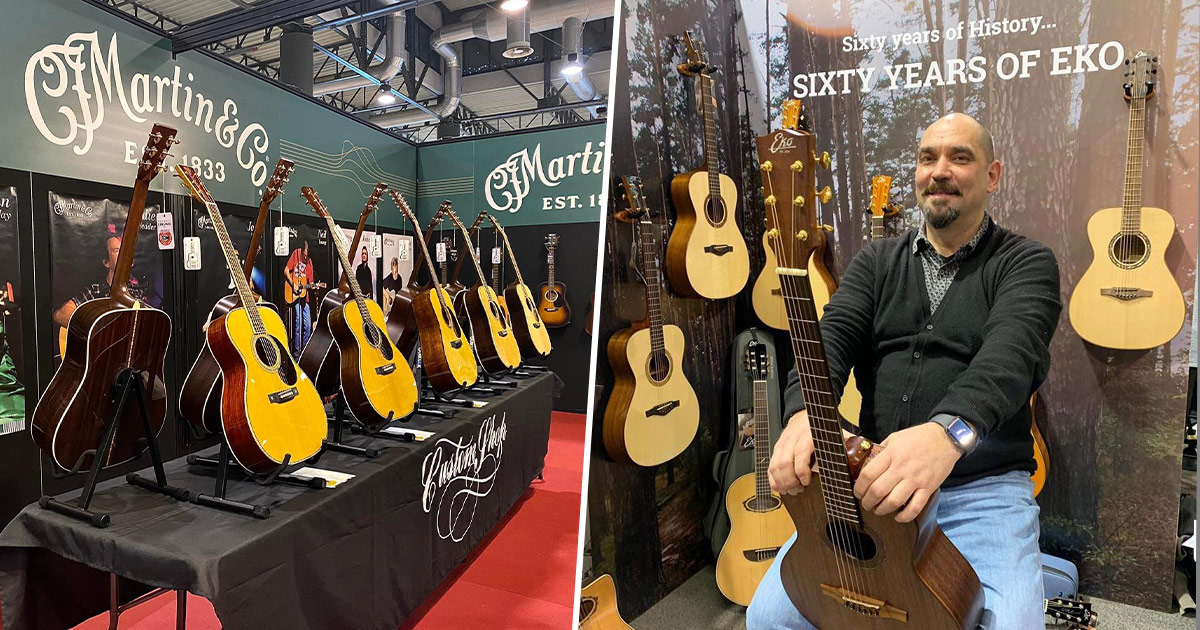 AlgamEKO partecipa all'Acoustic Guitar Village all'interno di Cremona Musica 2024 con i brand Martin & Co. e Eko Guitars. Scopri tutti i dettagli!