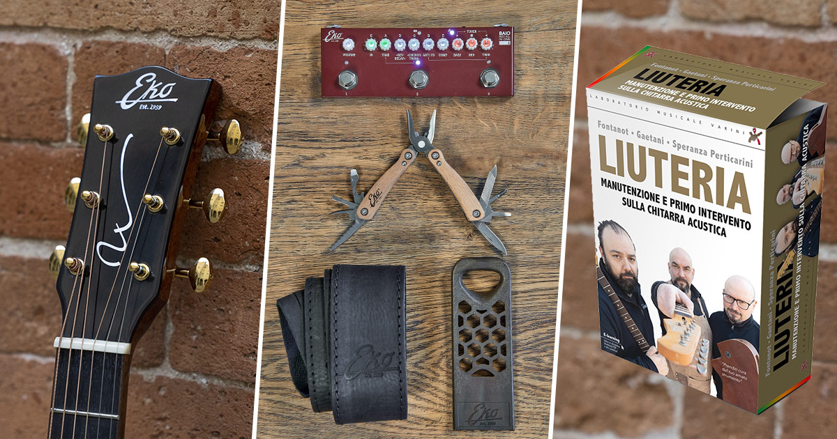 Eko Guitars lancia la nuova promozione sulle chitarre acustiche della serie WOW, la più prestigiosa del catalogo. Con l’acquisto di un modello WOW presso uno dei centri Eko Guitars lancia la nuova promozione sulle chitarre acustiche della serie WOW, la più prestigiosa del catalogo. Con l’acquisto di un modello WOW presso uno dei centri