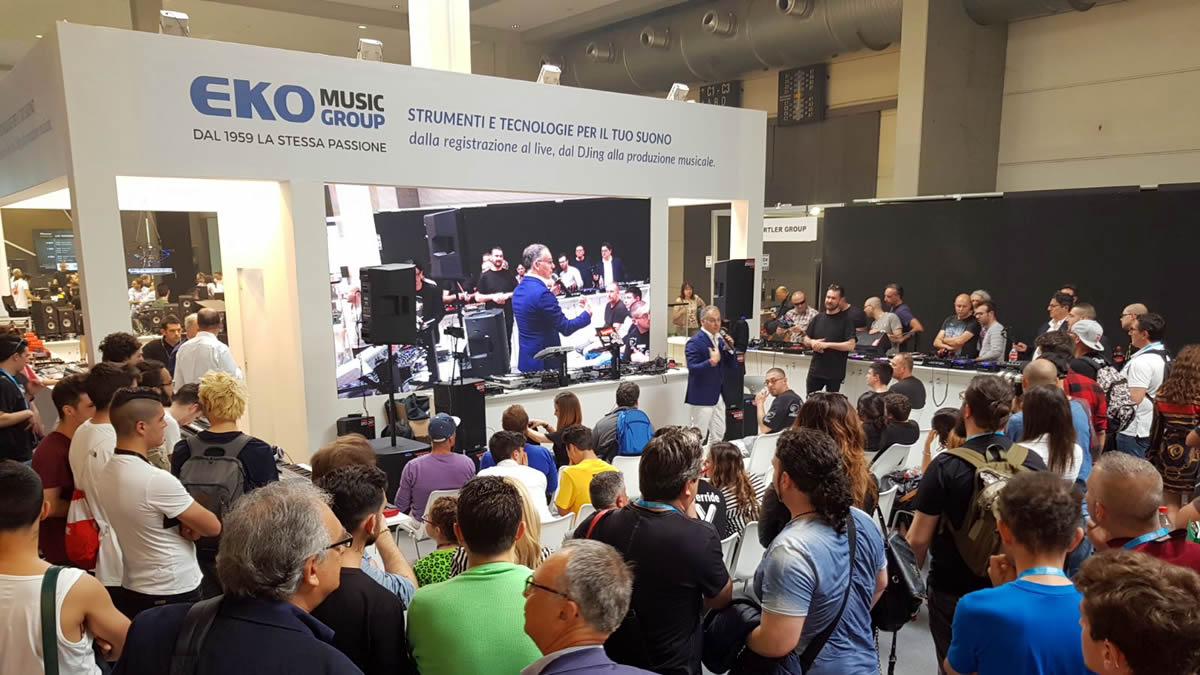 Music Inside Rimini 2018: EKO MUSIC GROUP partecipa alla fiera delle tecnologie audio, video, luci per DJ, producer, concerti, spettacoli, cinema ed eventi 