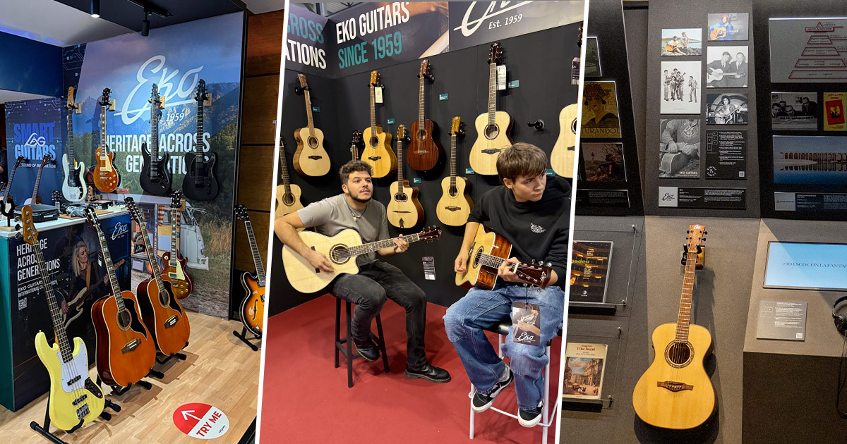 Scopri gli eventi a cui ha partecipato Eko Guitars a settembre 2025 Scopri gli eventi a cui ha partecipato Eko Guitars a settembre 2025