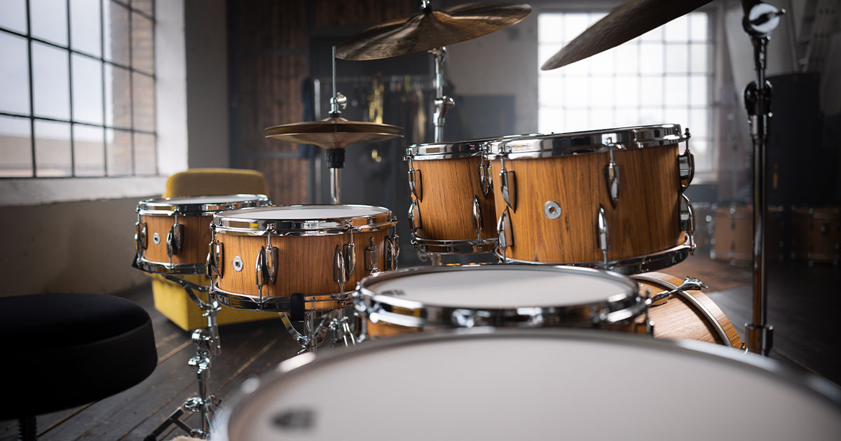 La serie di batterie acustiche Sonor Vintage La serie di batterie acustiche Sonor Vintage