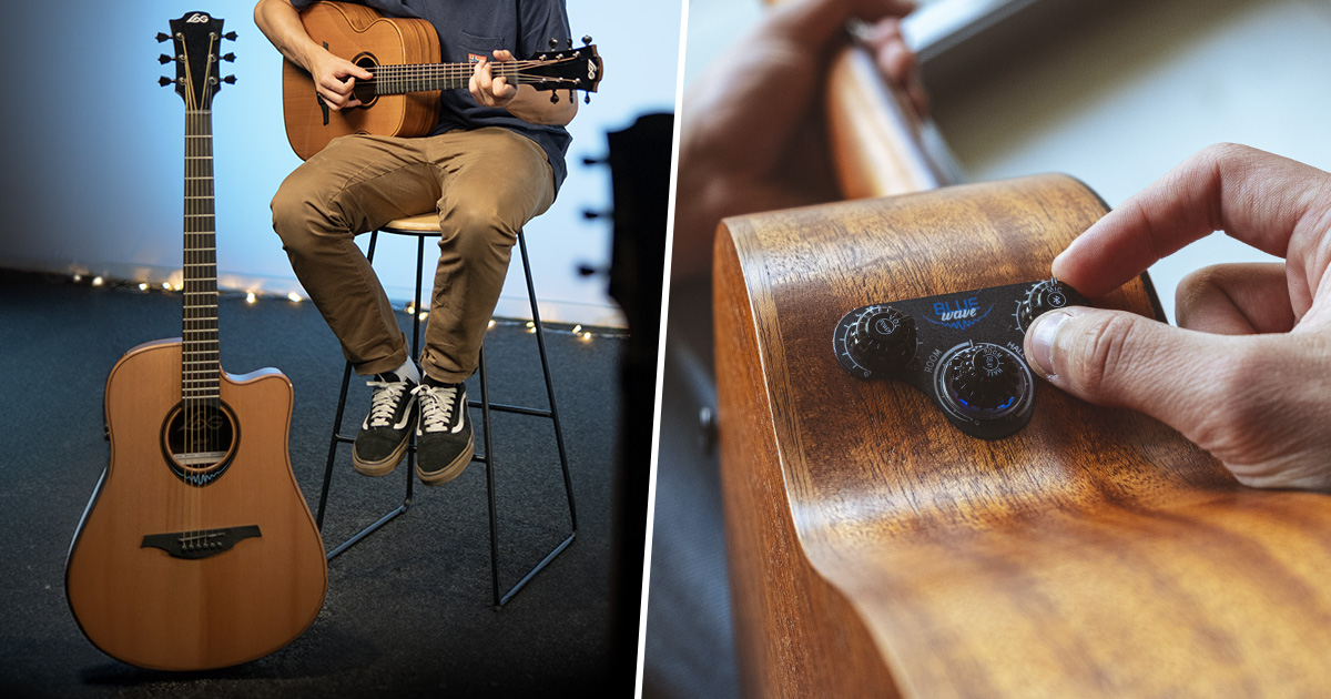 Le Smart Lag BlueWave offrono funzionalità smart ad un prezzo accessibile. Sono dotate di delay e riverbero gestibili dal preamp onboard e, quando non vengono suonate, possono essere utilizzate come speaker grazie al Bluetooth. Le Smart Lag BlueWave offrono funzionalità smart ad un prezzo accessibile. Sono dotate di delay e riverbero gestibili dal preamp onboard e, quando non vengono suonate, possono essere utilizzate come speaker grazie al Bluetooth.