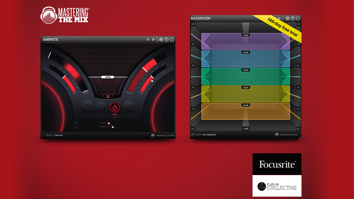 Se possiedi un hardware Focusrite, dal 12 Marzo al 7 Maggio, puoi ottenere gratuitamente il plug-in IGNITE della Mastering The Mix e usufruire di un periodo di prova gratuita di 6 mesi dell’equalizzatore per il mastering BASSROOM Se possiedi un hardware Focusrite, dal 12 Marzo al 7 Maggio, puoi ottenere gratuitamente il plug-in IGNITE della Mastering The Mix e usufruire di un periodo di prova gratuita di 6 mesi dell’equalizzatore per il mastering BASSROOM
