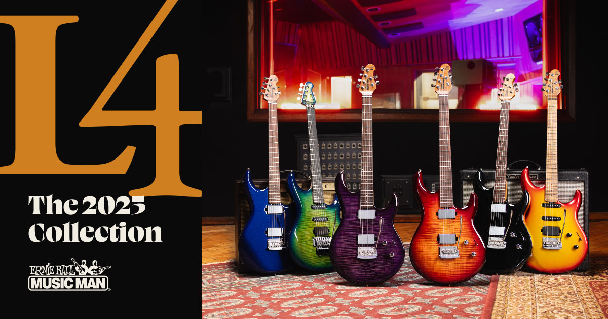 Scopri i nuovi modelli di chitarre elettriche Luke 4 di Music Man signature di Steve Lukather Scopri i nuovi modelli di chitarre elettriche Luke 4 di Music Man signature di Steve Lukather
