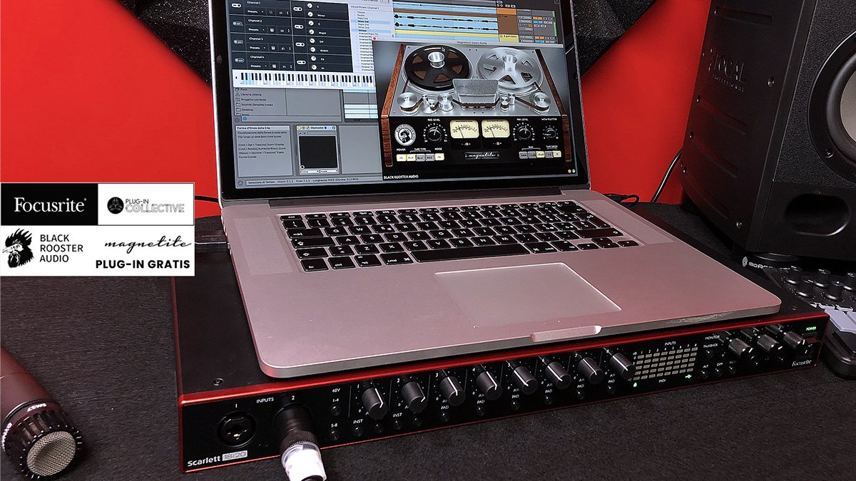 I plugin Black Rooster Audio Magnetite e FrozenPlain Obelisk GRATIS per gli utenti delle interfacce Clarett e Scarlett e degli hardware ISA I plugin Black Rooster Audio Magnetite e FrozenPlain Obelisk GRATIS per gli utenti delle interfacce Clarett e Scarlett e degli hardware ISA