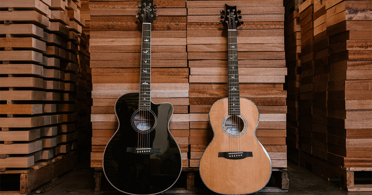PRS presenta due nuove chitarre acustiche della famiglia SE: la SE A20E in formato Angelus Cutaway e la SE P50E in formato Parlor. PRS presenta due nuove chitarre acustiche della famiglia SE: la SE A20E in formato Angelus Cutaway e la SE P50E in formato Parlor.