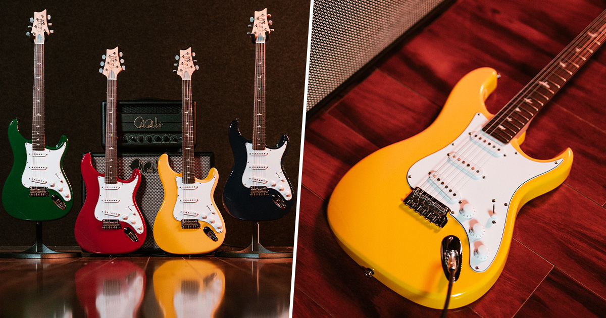 La signature di John Mayer Silver Sky della famiglia SE. La signature di John Mayer Silver Sky della famiglia SE.