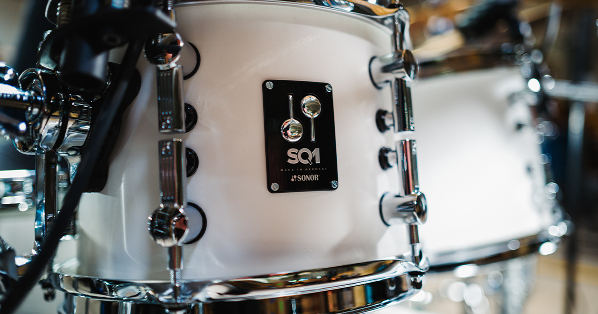 La rinomata serie di batterie acustiche Sonor, SQ1 La rinomata serie di batterie acustiche Sonor, SQ1