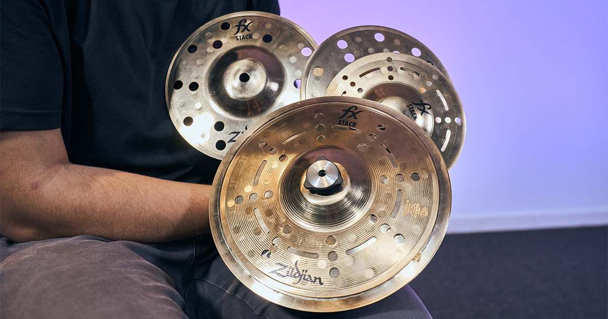 Gli Fx Stacks ritornano nel catalogo ZIldjian con quattro diamentri diversi: 8