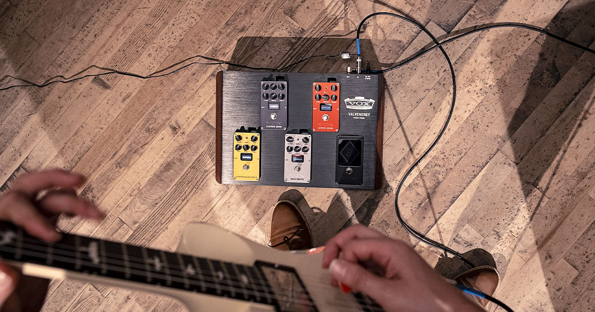 VOX Valvenergy pedali effetto per chitarra con valvola nutube VOX Valvenergy pedali effetto per chitarra con valvola nutube
